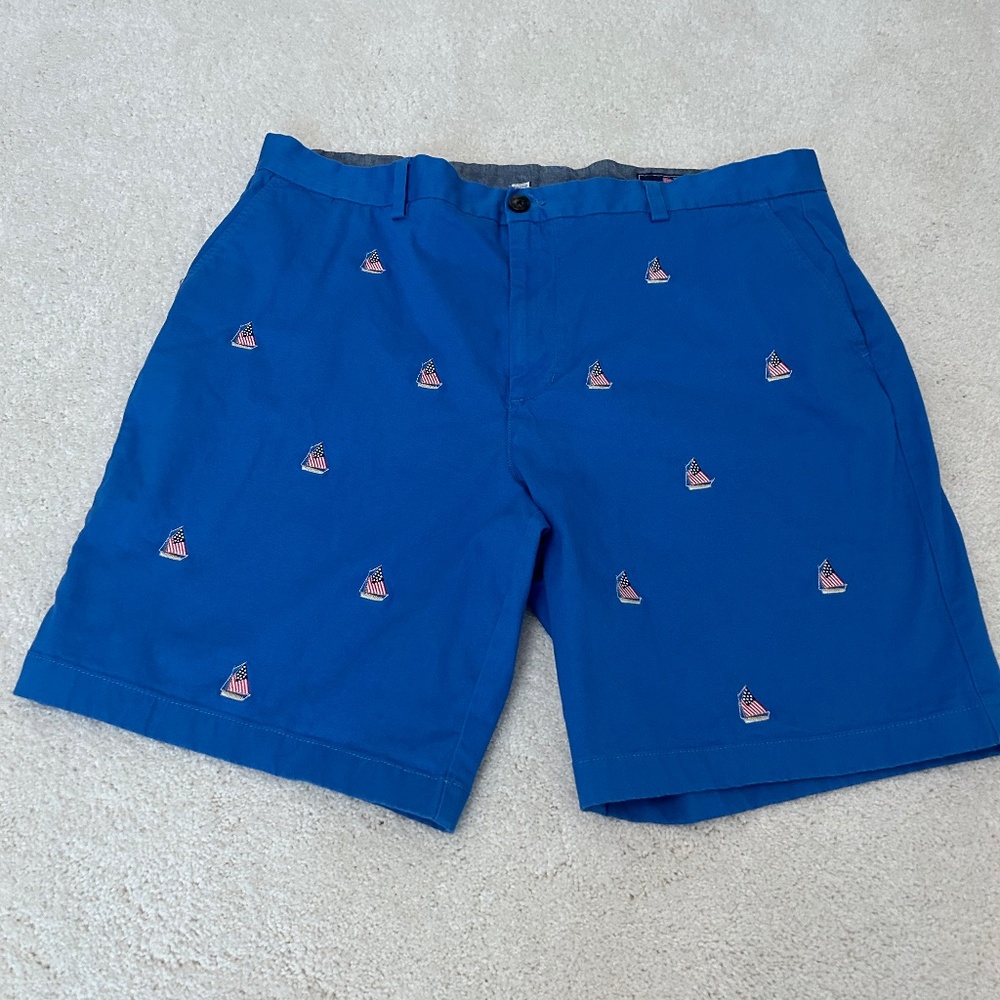 Vineyard Vines Patriotic Chino Shorts
